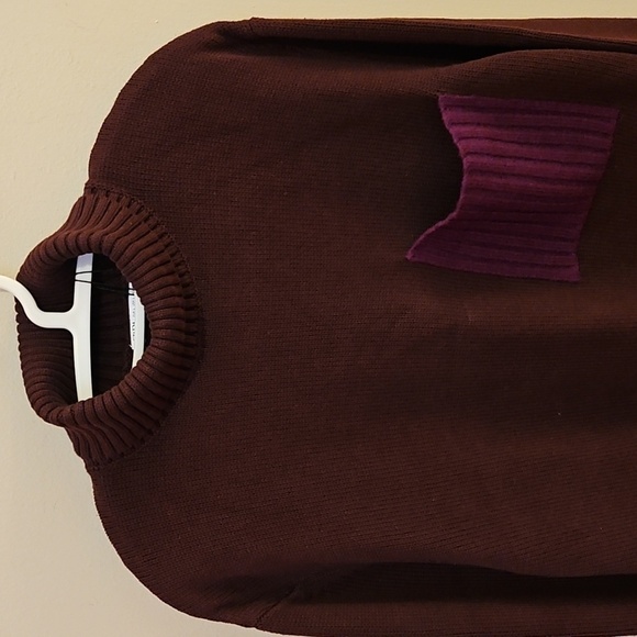 NWT Zara Plum Colored Sweater - Picture 1 of 13